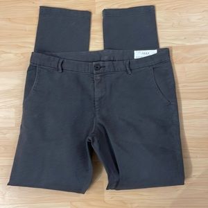 Ikks Flat Front Dotted Chino Pants - gray